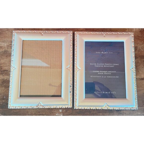 Lot of 3 Silverplated Picture Frames – 2 (5x7) & 1 (6x4) – Classic Design - Picture 2 of 8